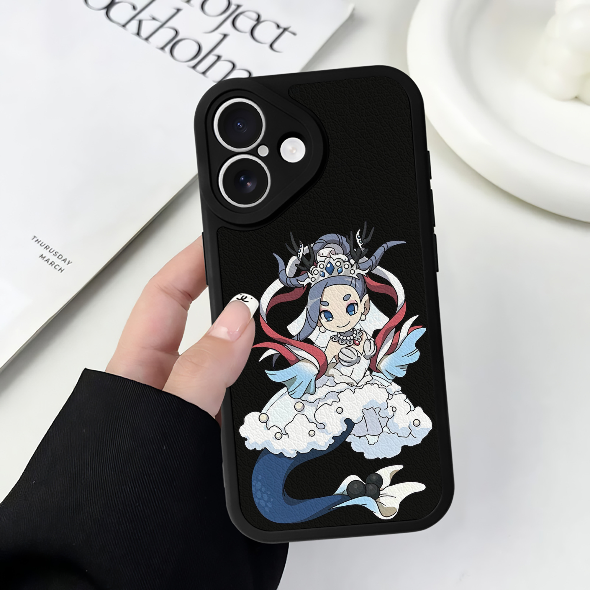 （画像用） 妖怪ウォッチ Yo-kai Watch 【iPhone 16シリーズ対応】シリコンスマホケース（レザー調） 材質：シリコン
